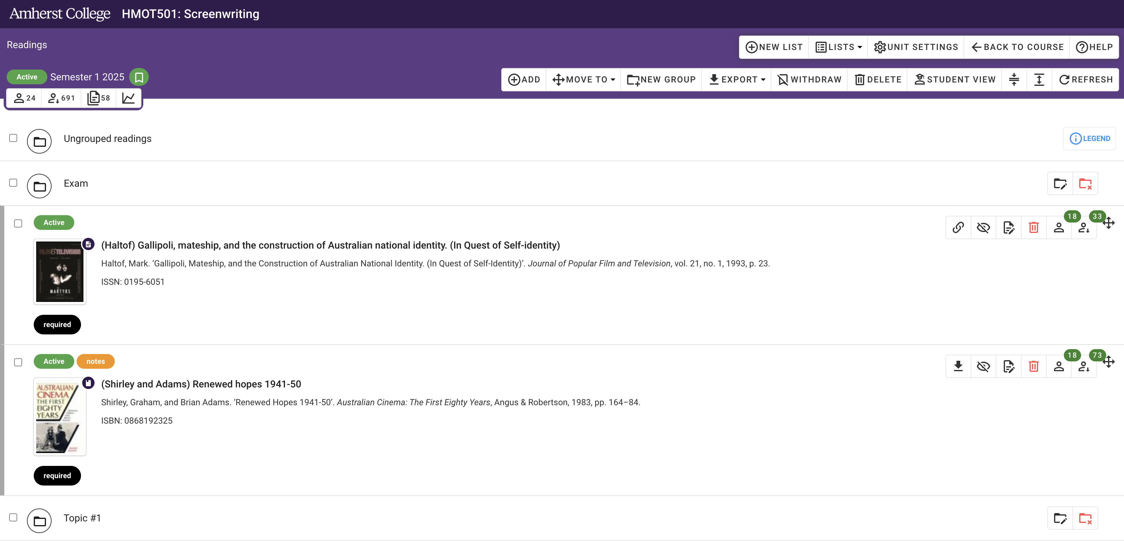 Figure 1 : The faculty list theme has been updated with an institution's theme The faculty list theme has been updated