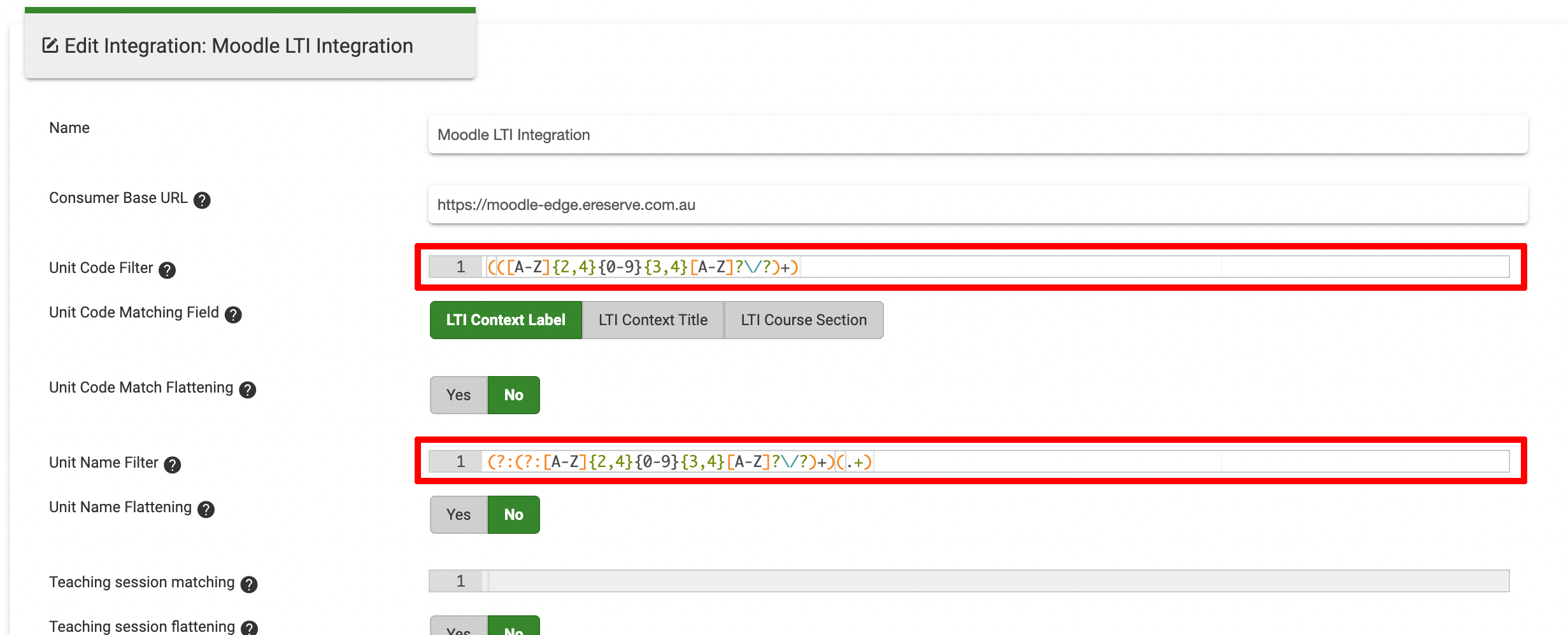 The Integration Record