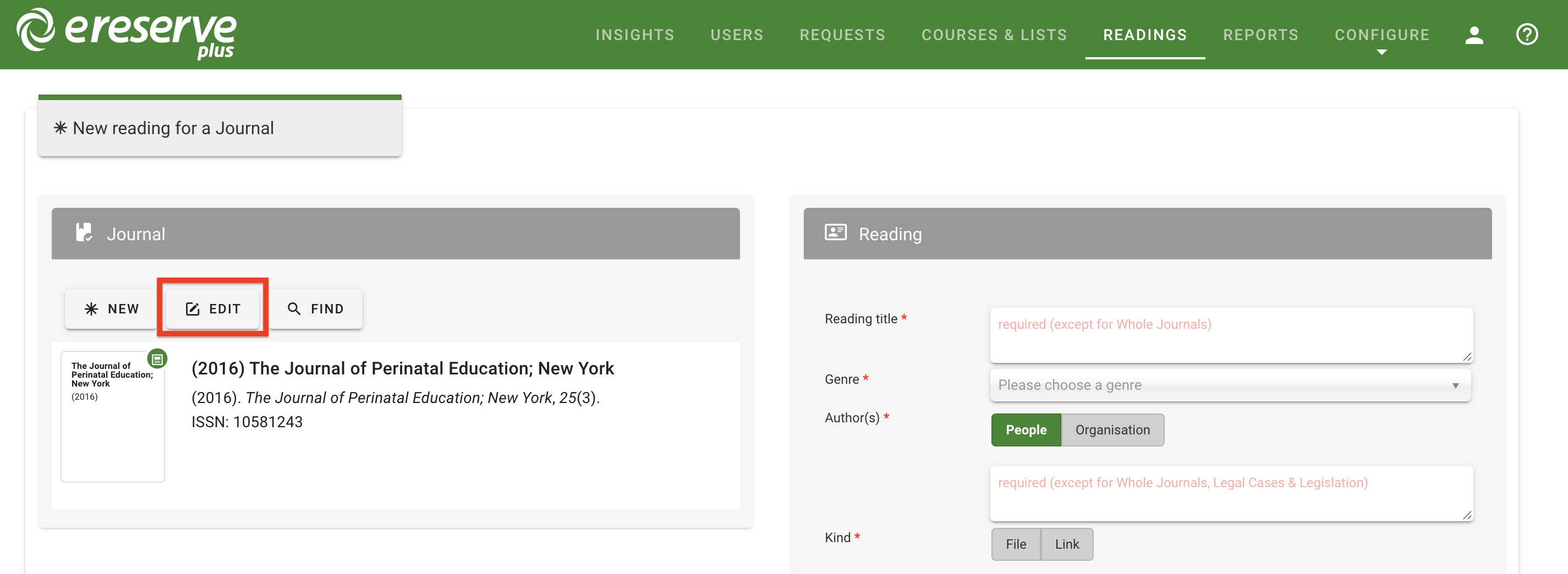 The Source Document Edit button